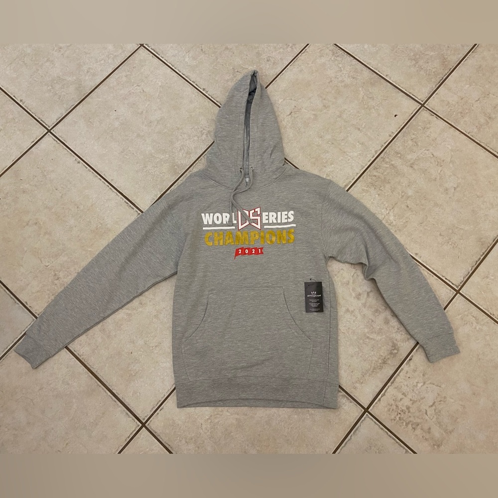 brand new (with tags!!) atlanta braves MLB world series championship hoodie